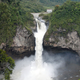 La Cascada de San Rafael, antes del derrumbe.